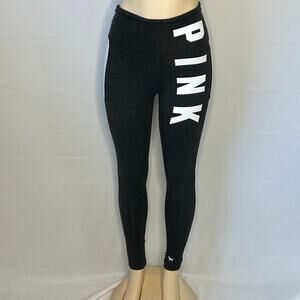 PINK Victoria’s Secret Leggings & One-Shoulder Sports Bra Set Small